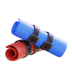 d illustration of bad roll