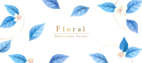 花と植物の葉、有機的、水彩画で豪華で上品な背景。結婚式のための抽象的な芸術の背景のベクターデザイン。
Gorgeous and elegant background with flowers and plant leaves, organic, watercolor. Abstract art background vector design.