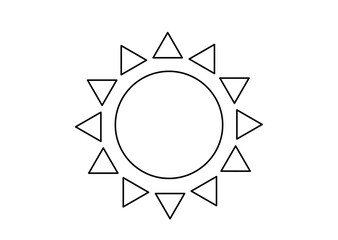 太陽のアイコン