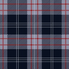 Tartan seamless pattern, blue and gray, can be used in fashion decoration design. Bedding, curtains, tablecloths
