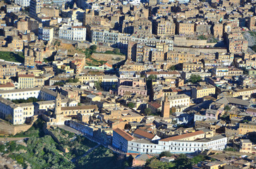 Fototapeta na wymiar View of the Algerian port city of Oran in Algeria
