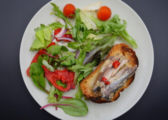 sardines on toast