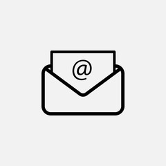 Mail Icon. E Mail, Correspondence  Symbol - Vector.      