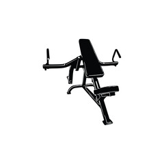 CHEST FLY MACHINE, CHEST PRESS MACHINE Vector, Gym equipment, Gym equipment isolated, Gym equipment vector, Gym equipment silhouette.