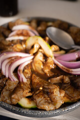 Aguachile estilo Sinaloa shrimp coktail