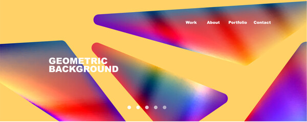 Geometric shapes minimalist abstract background. Vector Illustration For Wallpaper, Banner, Background, Card, Book Illustration, landing page