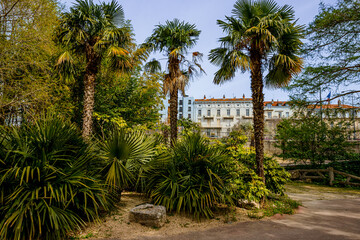 Fototapeta na wymiar Dans le Parc Jouvet à Valence