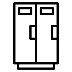 American football locker line 