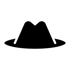 American hat glyph 