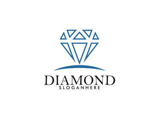 Creative Diamond Logo and Icon Design Template