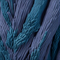 Fibers close-up in pastel colors. Fabric, knitted items, clothes.