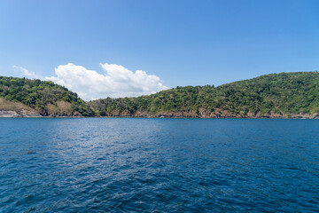 Naklejka premium Island in the middle of the sea in Phuket, Thailand