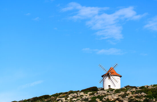 Windmill "Moulin Mattei" at Cap Corse