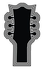 Guitar Headstock Abstract