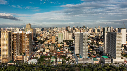 Obraz premium Cityscape of Manila the capital of the Philippines