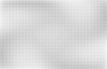 Halftone vector background. Monochrome halftone pattern. Abstract geometric dots background. Pop Art comic gradient black white texture. Design for presentation banner, poster, flyer, business card.