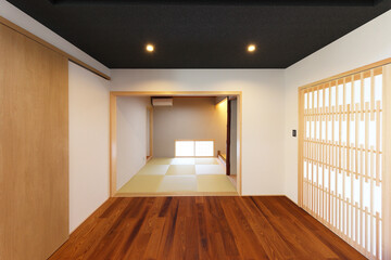 近代的なデザインの部屋