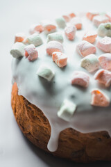 Easter marshmallow cupcake