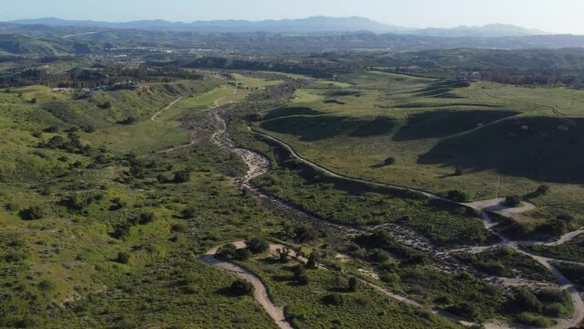 Aerial View of Happy Camp Canyon Park, Moorpark, California