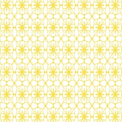 flower secretary Yellow stripes, embroidery patterns, geometric shapes, leather texture, printed on fabric