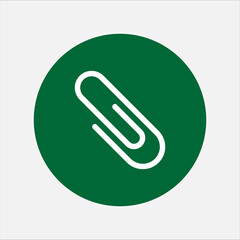 Attachment Icon. Clip Symbol.      