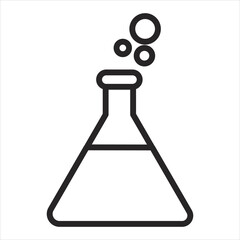 Glass bottle potion Symbol Icon Vector Design Illustration
