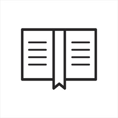 Book mark Symbol Icon Vector Design Illustration

