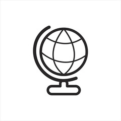 Globe ball  Symbol Icon Vector Design Illustration
