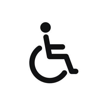 classic simple handicapped disabled icon