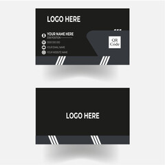 Modern Business Card - Creative and Clean Business Card Template. Vector illustration