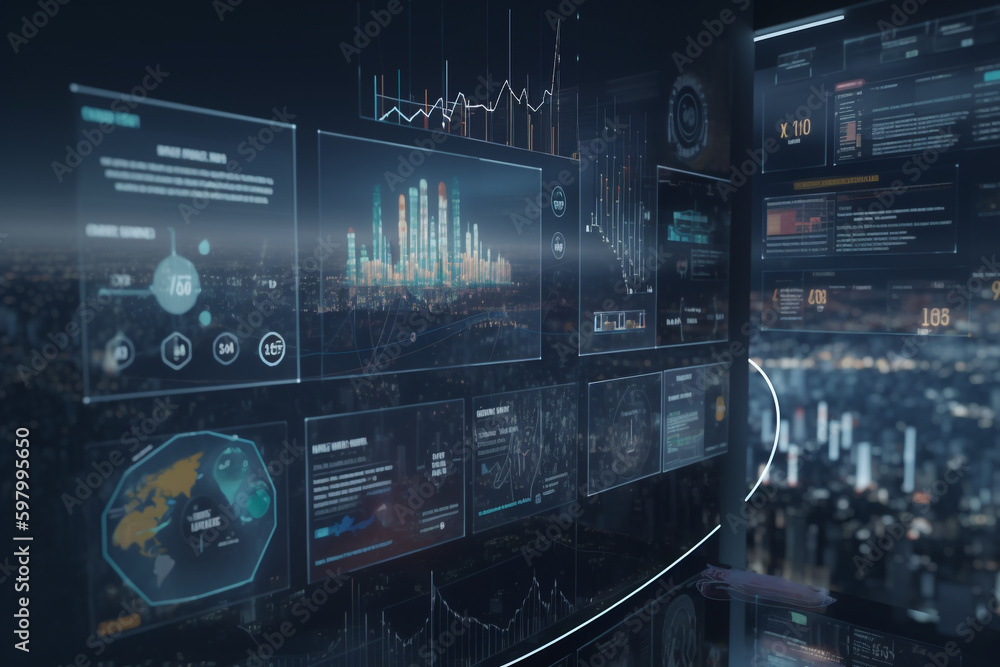 Poster big data analysis and visualizations for business insights