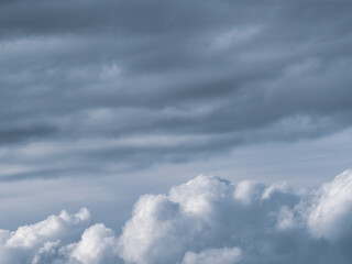 clouds in the sky. Dramatic skies, landscape. The sky is like a background. A copy space. White...