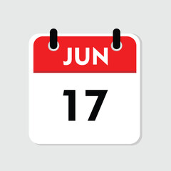 17 june icon with white background