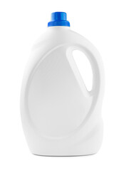 white detergent bottle for packaging isolated on white background