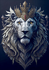 Obraz premium Roar like a lion! Reign like a lion!