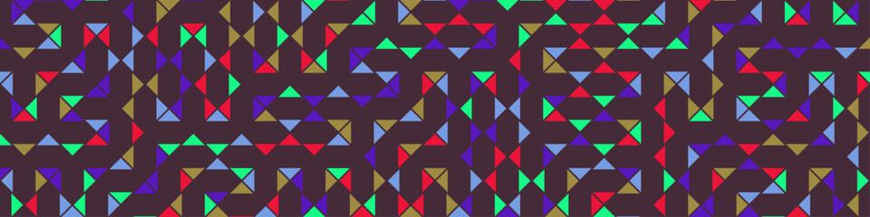 Color Rhombus tile tessellation pattern illustration