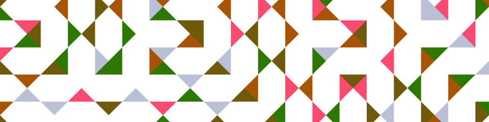 Color Rhombus tile tessellation pattern illustration