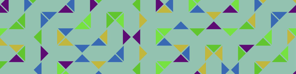 Color Rhombus tile tessellation pattern illustration