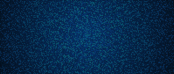 Digital technology background. Digital data square blue pattern pixel background