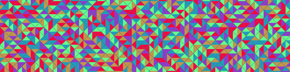 Fototapeta premium Color Rhombus tile tessellation pattern illustration