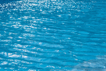 surface of water, blue wave background