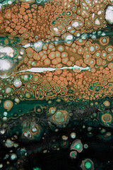 My fluid art acrylic paintings photographed