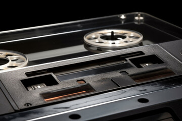 Old Audio Cassette closeup