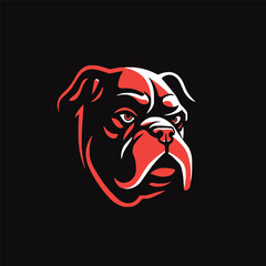 Bulldog Logo: Vector Illustration Design
