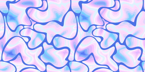 Holographic abstract pattern. Trendy seamless print. Vector design for paper, cover, fabric, interior decor and other use