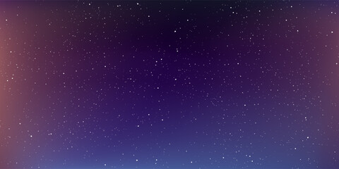 Star universe background, Stardust in deep universe, Vector Illustration.	