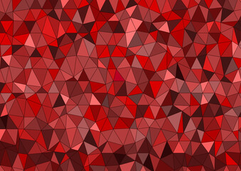 Red Triangle abstract background.