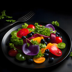 Obraz na płótnie Canvas salad with tomatoes
