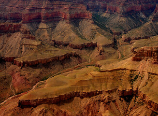 Aerial View Grand Canyon Arizona