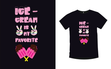 Ice-cream t-shirt